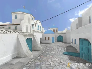Карта «de_santorini» для CS 1.6
