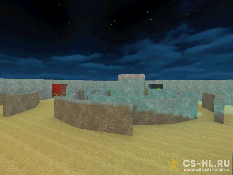 Карта «gg_desert_night» для CS 1.6