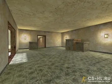 Карта de_inferno_snow для CS 1.6