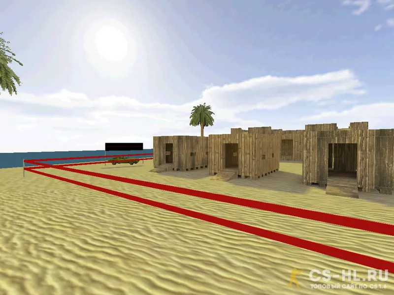Карта gg_beachparty_r2 для Counter-Strike 1.6