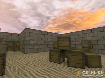 Карта gg_sandy_corridor для Counter-Strike 1.6