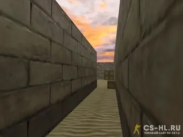 Карта gg_sandy_corridor для Counter-Strike 1.6