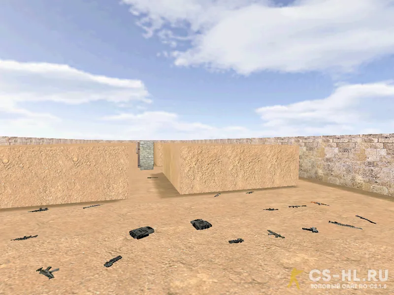 Карта fy_desert для Counter-Strike 1.6