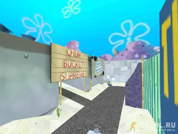 Карта de_bikinibottom для Counter-Strike 1.6