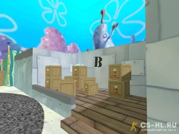 Карта de_bikinibottom для Counter-Strike 1.6