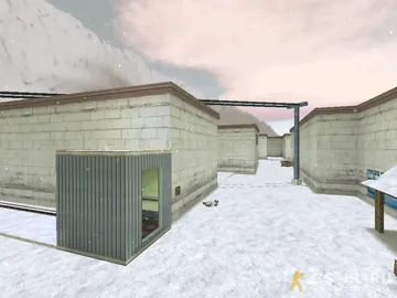 Карта de_bourne_snow для CS 1.6