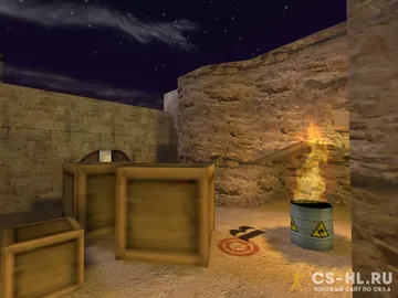 Карта de_darkdust для CS 1.6