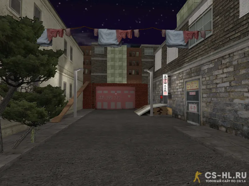 Карта de_japan_night для CS 1.6