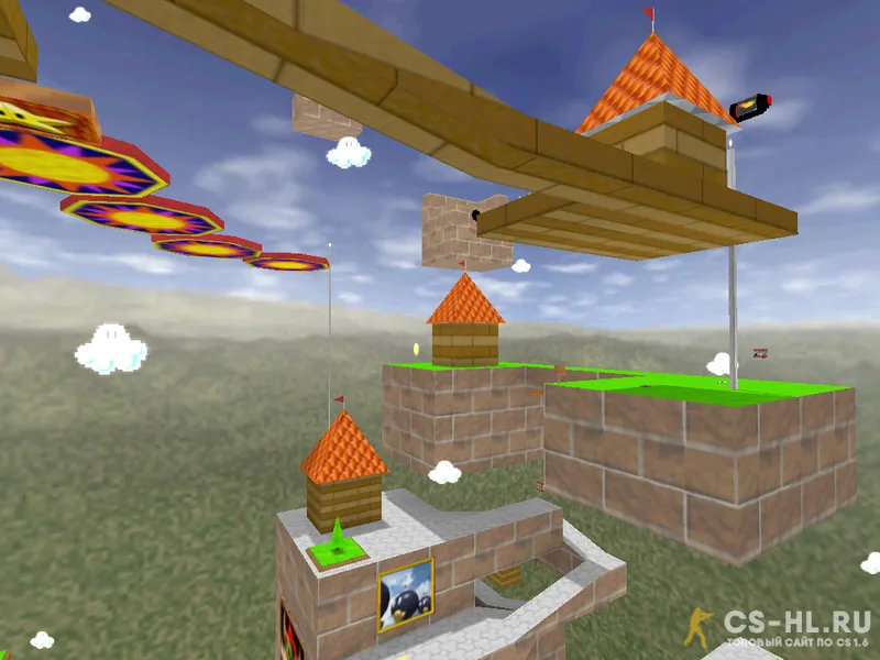 Карта de_mario_air для CS 1.6