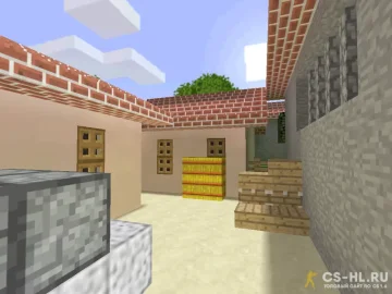 Карта de_inferno_minecraft для КС 1.6