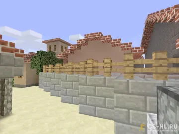 Карта de_inferno_minecraft для CS 1.6