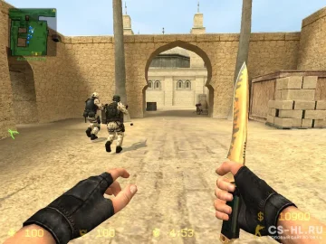 Counter-Strike: Source v34 Gold Weapons